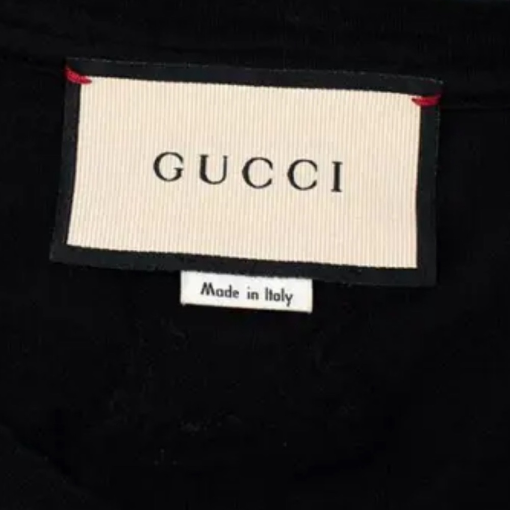 Gucci Black Tee with Logo - Picture 4 of 4